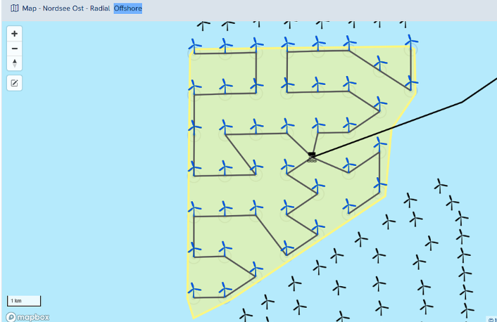 Radial Array Cable layout